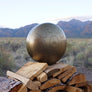 A N’goni Skipping Stone, 9 note steel tongue drum