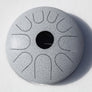 A N’goni Skipping Stone, 9 note steel tongue drum