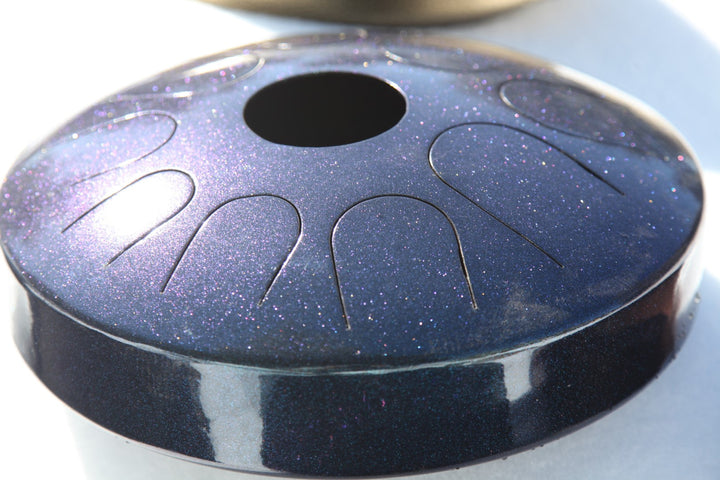 E Aeolian Manastone Skipping Stone 9 Note Steel Tongue Drum