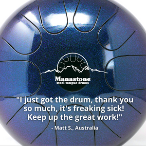 9-Note Peace Scales - Manastone Steel Tongue Drums