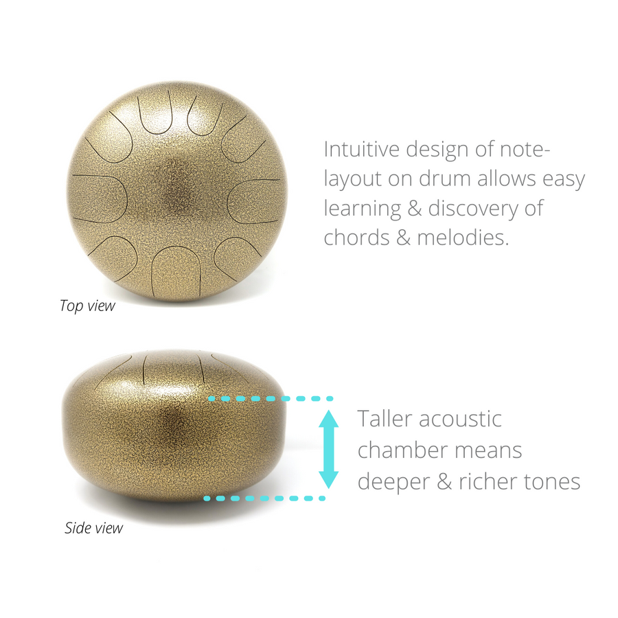 18 inch steel tongue drum deals